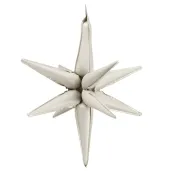 xx balon foliowy gwiazda 3d 105cm bez