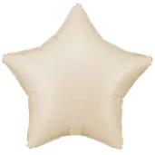 xx balon foliowy gwiazdka 48cm jasny bez