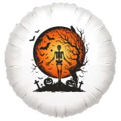 xx balon halloween szkielet zachod slonca