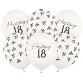 xx balony 30 cm 18 pastel off white 1 op 6 szt