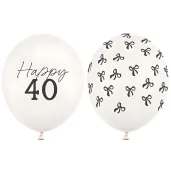 xx balony 30 cm 40 pastel off white 1 op 50 szt