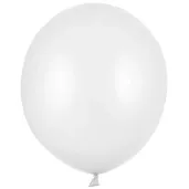 xx balony strong 43cm metalic pure white 1 op 25 szt