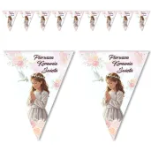 xx baner flagi komunia dziewczynka w albie x6