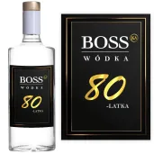 xx etykiety na butelke bosski 80 latek 5 szt