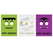 xx etykiety na butelke potworki 9 szt