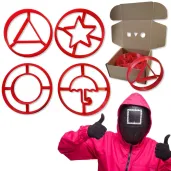 xx gra squid game foremki do ciastek x4