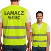 xx kamizelka odblaskowa lamacz serc