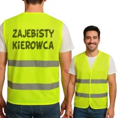 xx kamizelka odblaskowa zajebisty kierowca