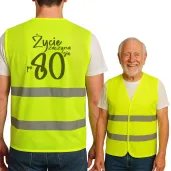 xx kamizelka odblaskowa zycie zaczyna sie po 80