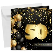 xx kartka okolicznosciowa 50 urodziny