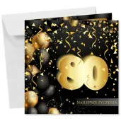 xx kartka okolicznosciowa 80 urodziny