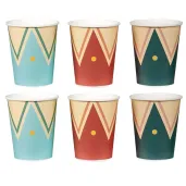 xx kubeczki cyrk mix 220 ml 1 op 6 szt