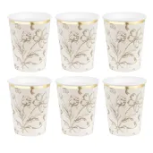 xx kubeczki kwiaty mix 220 ml 1 op 6 szt