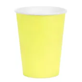 xx kubeczki papierowe zolty 250ml 1 op 6 szt