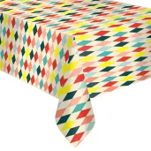 xx obrus papierowy romby mix 180 x 120 cm