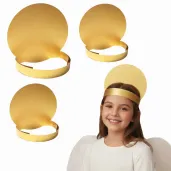 xx opaska papierowa aureola zloty