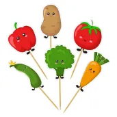 xx pikery warzywa x6