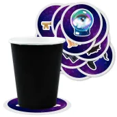 xx podkladki papierowe andrzejki wrozbita maciej 9 5 cm 12 szt