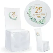 xx pokrowiec na krzeslo 25 rocznica slubu