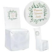 xx pokrowiec na krzeslo komunia kwadratowy eukaliptus