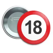 xx przypinka traffic 18