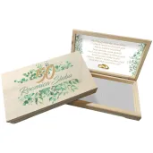 xx pudelko drewniane 50 rocznica slubu