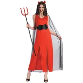 xx stdo zestaw dla doroslych elegancka diablica sukienka z peleryna opaska pasek rozm s