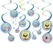 xx swiderki wiszace spongebob amscan 60 cm 12 szt