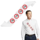 xx szarfa 70 urodziny traffic