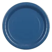 xx talerzyki papierowe granatowy 18cm 1 op 6 szt