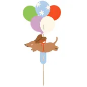 xx topper na tort jamnik 9x17 cm mix