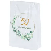 xx torebka biala 50 rocznica slubu mala