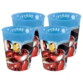 xx zku kubeczki wielokrotnego uzytku avengers infinity stone 250 ml 4 szt