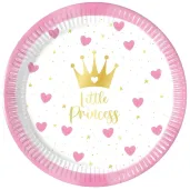 xx zta talerzyki papierowe my little princess fsc 20 cm 8 szt
