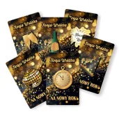 zdrapki wrozby sylwestrowe szampanski nowy rok 20 szt