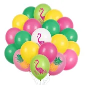 zestaw balonow na impreze w stylu aloha hawajska 20 sztuk kolorowych balonow