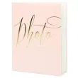 album na zdjecia precious moments partydeco 20 x 24 5 cm pudrowy roz 22 kartki