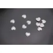 aplikacje akrylowe serce perlowy 1 cm 1 op