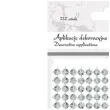 aplikacje cwieki srebrne titanum 130 x 95 mm 252 szt