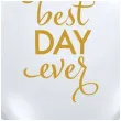 balon best day ever transparentne qualatex 11 25 szt