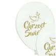 balon chrzest swiety zloty bialy adikbal 12 5 szt