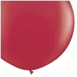 balon classic round bordowy kasztanowy qualatex 36 2 szt