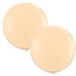 balon classic round kremowy blush qualatex 36 2 szt