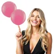 balon classic round rozowy qualatex 36 2 szt