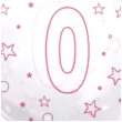 balon cyfra 0 rozowa transparentny tuban 18 rnd
