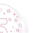 balon cyfra 5 rozowa transparentny tuban 18 orb