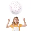 balon cyfra 8 rozowa transparentny tuban 18 orb