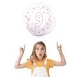 balon cyfra 9 rozowa transparentny tuban 18 orb
