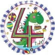 balon foliowy 18 4 urodziny dla chlopca