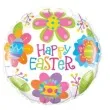 balon foliowy 18 happy easter pisanki i kwiatki